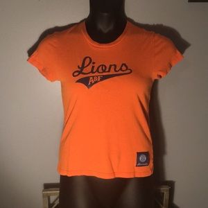 A&F orange and blue vintage tee